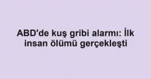 ABD'de kuş gribi alarmı: İlk insan ölümü gerçekleşti
