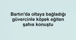 Bartın'da oltaya bağladığı güvercinle köpek eğiten şahıs konuştu