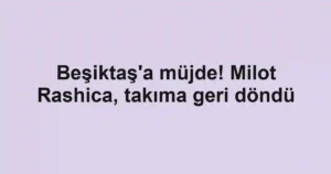 Beşiktaş'a müjde! Milot Rashica, takıma geri döndü