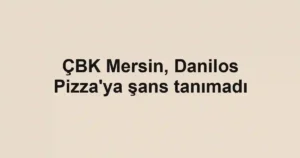 ÇBK Mersin, Danilos Pizza'ya şans tanımadı