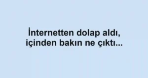 İnternetten dolap aldı, içinden bakın ne çıktı...