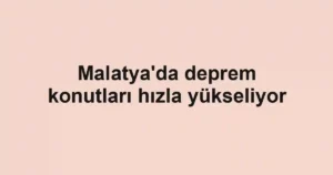 Malatya'da deprem konutları hızla yükseliyor