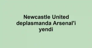 Newcastle United deplasmanda Arsenal'i yendi