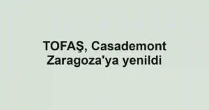 TOFAŞ, Casademont Zaragoza'ya yenildi