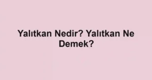 Yalıtkan Nedir? Yalıtkan Ne Demek?