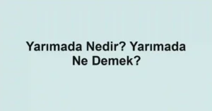 Yarımada Nedir? Yarımada Ne Demek?