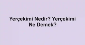 Yerçekimi Nedir? Yerçekimi Ne Demek?
